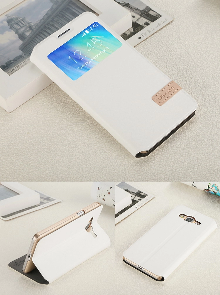 Bao Da Samsung Galaxy A3 có cửa sổ S View ( Hiệu USAMS )